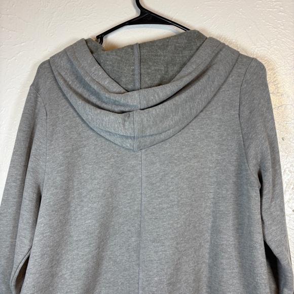 NWT Motherhood Maternity Women LS Hooded Sweatshirt Size M "Love At First Kick" - Picture 8 of 12